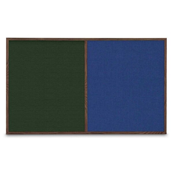 Sliding Door Indoor Enclosed Corkboard, 3